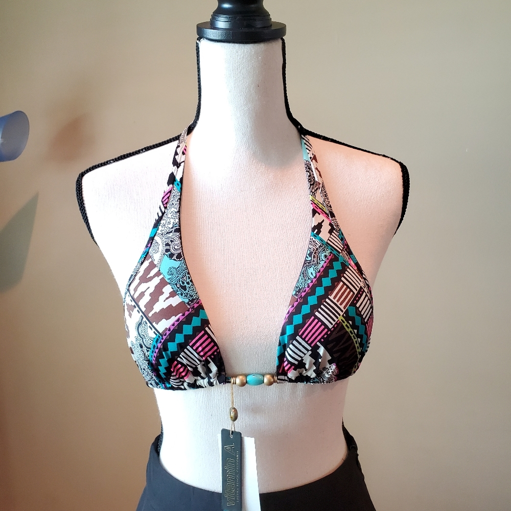 Vitamin A Bikini top sz 6/ small